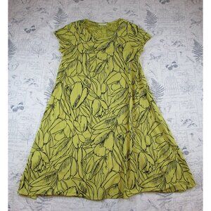 EUC Bryn Walker Winslow Dress Womens Art to wear Lagenlook Oversized sz S fit ML